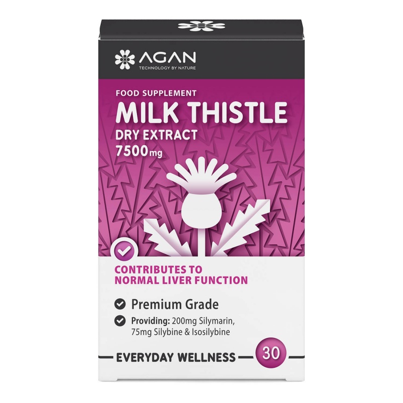 AGAN - Milk Thistle 7500mg - 30caps